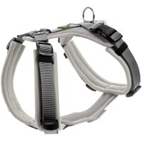 Hunter Geschirr Maldon Up hellgrau/grau M-L