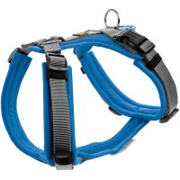Hunter Geschirr Maldon Up blau/grau XS