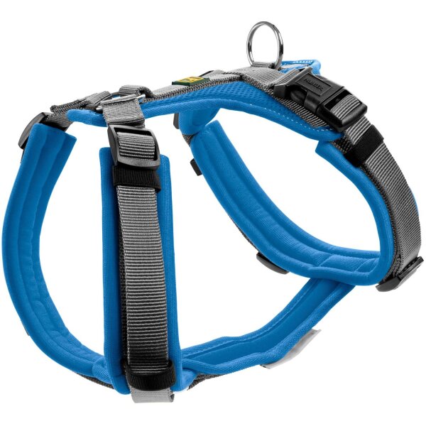 Hunter Geschirr Maldon Up blau/grau M-L