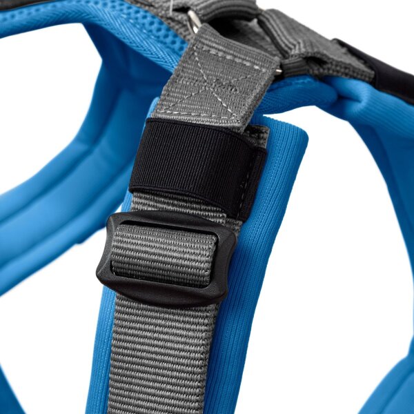 Hunter Geschirr Maldon Up blau/grau M-L