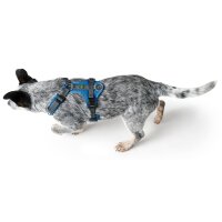 Hunter Geschirr Maldon Up blau/grau M-L