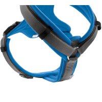 Hunter Geschirr Maldon Up blau/grau L