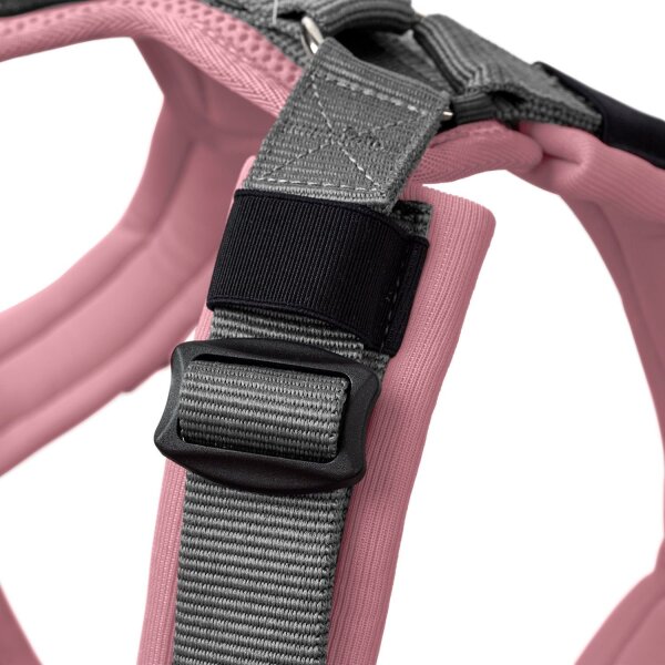 Hunter Geschirr Maldon Up altrosa/grau M-L
