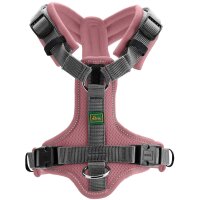 Hunter Geschirr Maldon Up altrosa/grau M-L