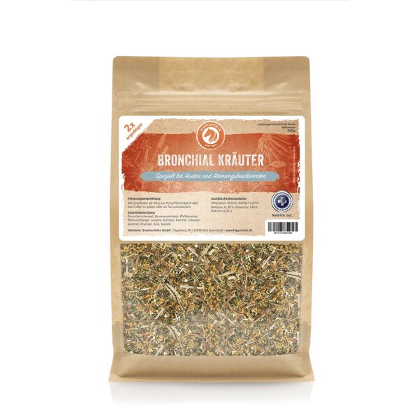 Hippoforte Bronchial Kräuter 500 g