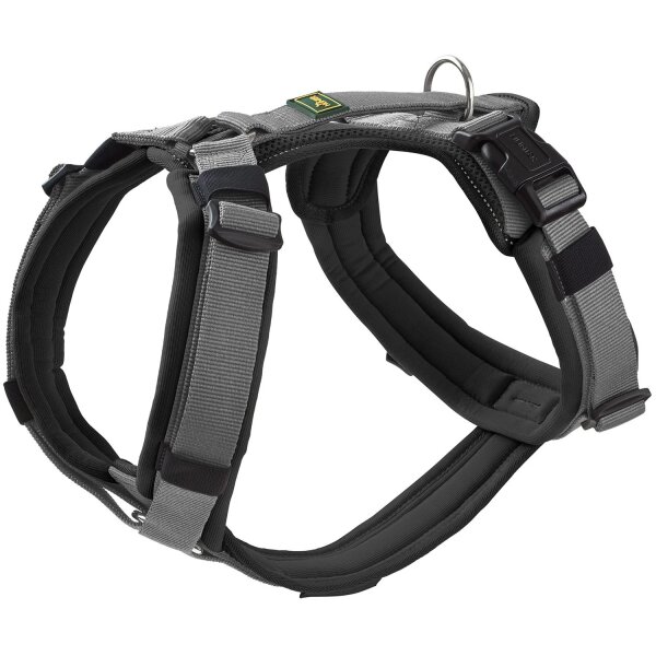 Hunter Geschirr Maldon Up schwarz/grau S-M
