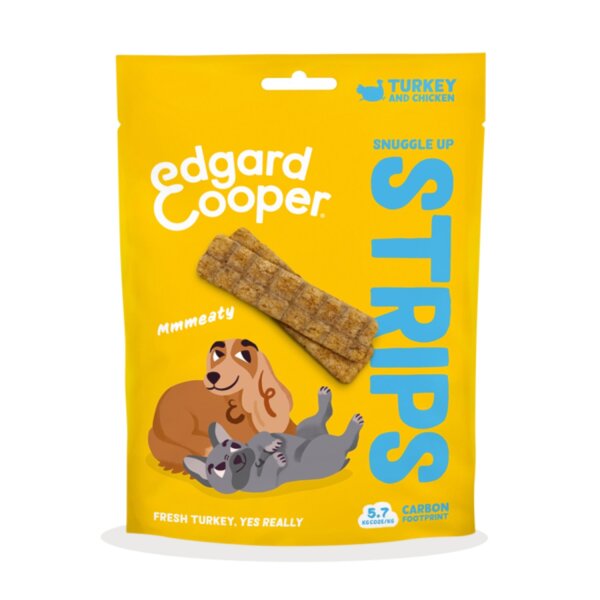 Edgard & Cooper Snuggle Up Strips Truthahn & Huhn