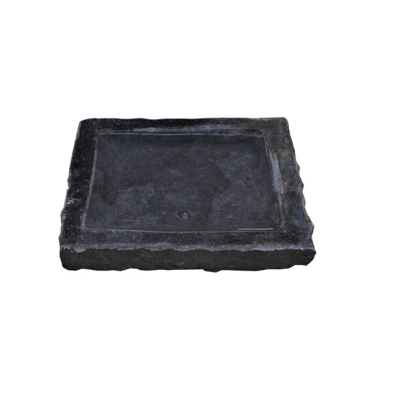 AC Pots Vogeltränke 4-eckig, Limestone blau