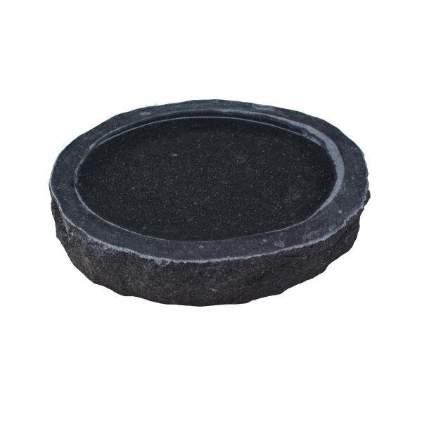 AC Pots Granit-Vogeltränke oval