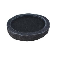 AC Pots Granit-Vogeltränke oval