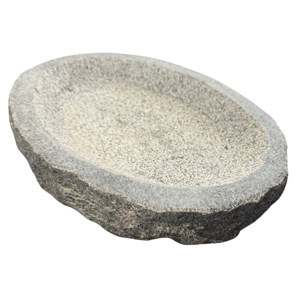 AC Pots Granit-Vogeltränke oval schwarz