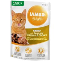 IAMS Delights Huhn & Pute in Sauce *MHD 11.04.2026*