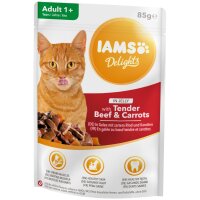 IAMS Delights Rind & Karotten in Gelee 24 x 85 g *MHD 11.04.2026*