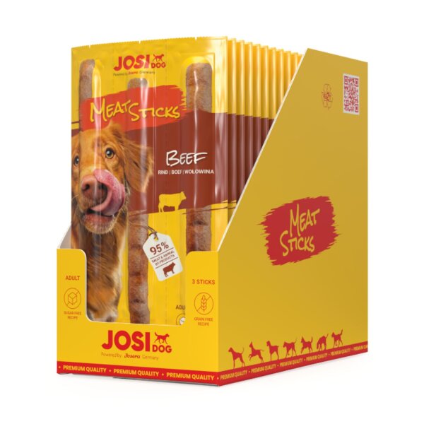 JosiDog Meat Sticks Rind 20 x 33 g