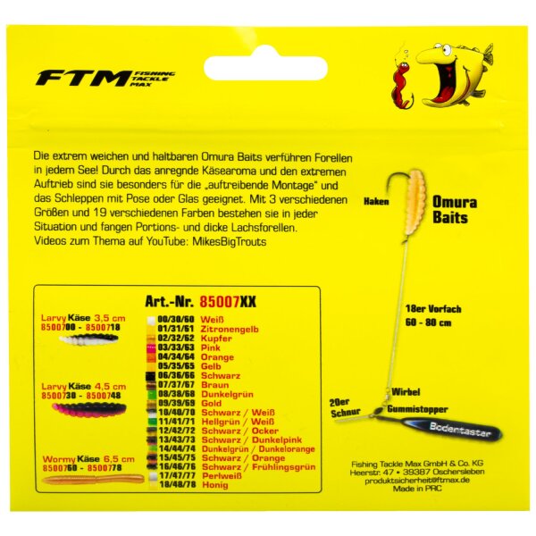 FTM Omura Baits Larvy Käse