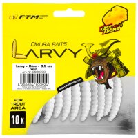 FTM Omura Baits Larvy Käse 3,5 cm Weiß