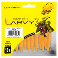 FTM Omura Baits Larvy Käse 3,5 cm Gelb