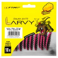 FTM Omura Baits Larvy Käse 3,5 cm Schwarz/Dunkelpink