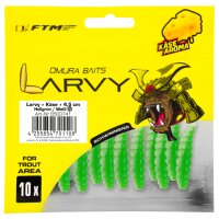 FTM Omura Baits Larvy Käse 4,5 cm Hellgrün/Weiß