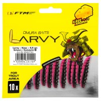FTM Omura Baits Larvy Käse 4,5 cm Schwarz/Dunkelpink