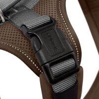 Hunter Geschirr Maldon Up braun/grau M-L