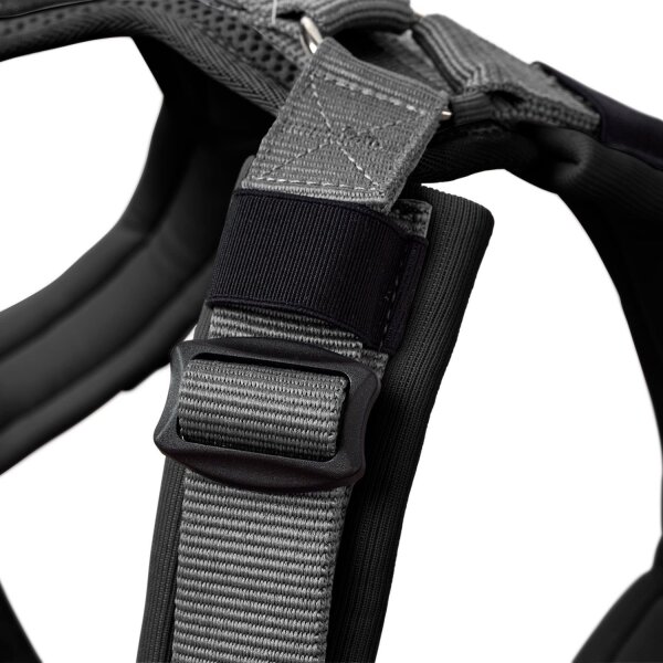 Hunter Geschirr Maldon Up schwarz/grau XS