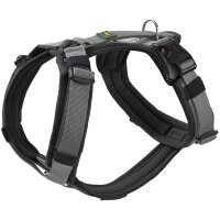 Hunter Geschirr Maldon Up schwarz/grau XS