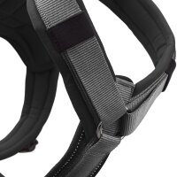 Hunter Geschirr Maldon Up schwarz/grau XS