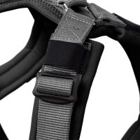Hunter Geschirr Maldon Up schwarz/grau XS