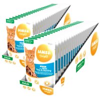 IAMS Delights Thunfisch & Hering in Gelee 48 x 85g...