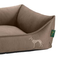 Hunter Orthopädisches Hundesofa Merida taupe 120 x 80 cm