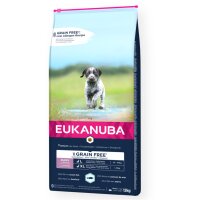 Eukanuba Grain Free Puppy L/XL Seefisch 12 kg