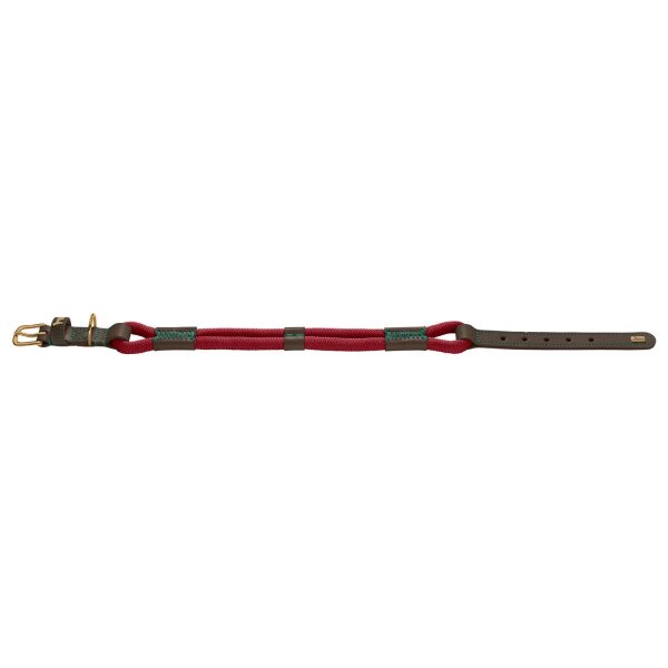 Hunter Halsband Malia 45/S weinrot/dunkelbraun