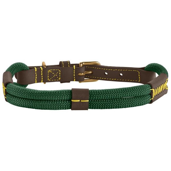 Hunter Halsband Malia 50/S-M dunkelgrün/dunkelbraun