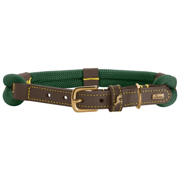 Hunter Halsband Malia 60/M-L dunkelgrün/dunkelbraun
