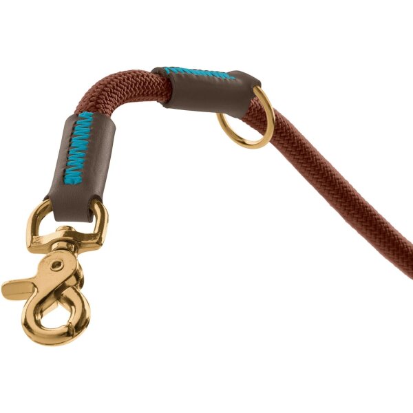 Hunter Verstellbare Führleine Malia 10/200 schokobraun/dunkelbraun