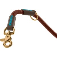 Hunter Verstellbare Führleine Malia 10/200 schokobraun/dunkelbraun