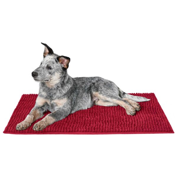 Hunter Schmutzfang-Hundematte Waterloo rot S
