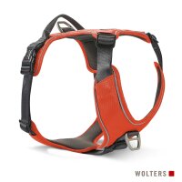 Wolters Geschirr Active Pro Comfort 50 - 57,5 cm rot orange/anthrazit
