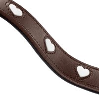Hunter Verstellbare Führleine Love 18 mm/200 cm braun/schwarz