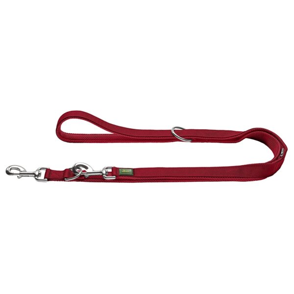 Hunter Verstellbare Führleine Maldon Limited Edition rot
