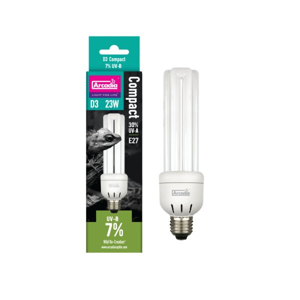 Arcadia D3 Compact 7% UV-B