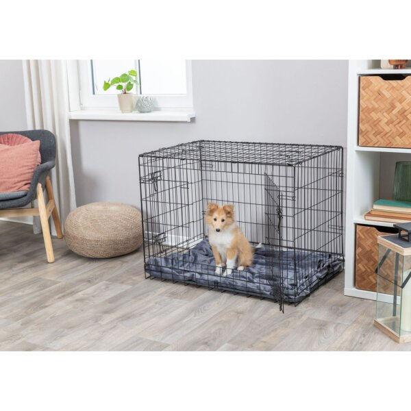 TRIXIE Hundebox Home schwarz M: 78 x 62 x 55 cm