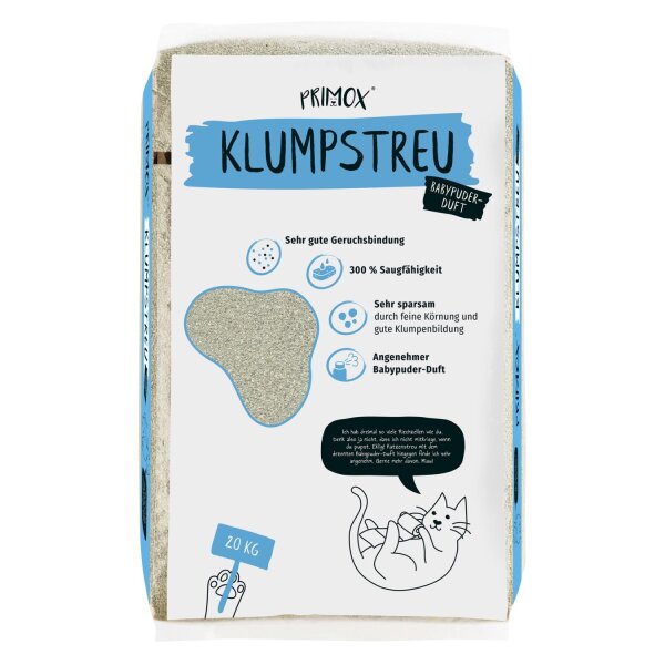 PRIMOX Klumpstreu Babypuderduft