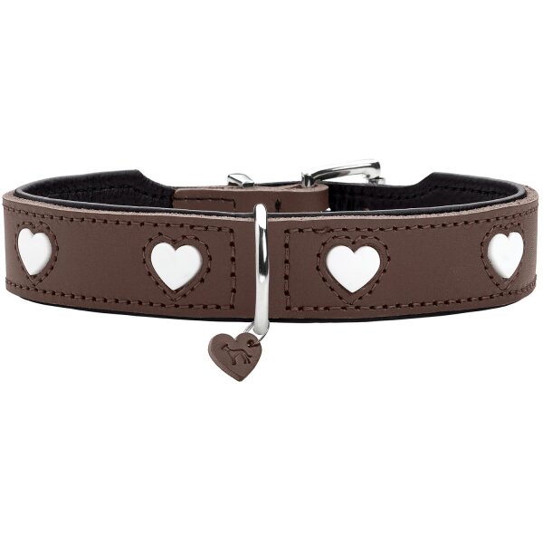 Hunter Halsband Love braun/schwarz 50/S-M