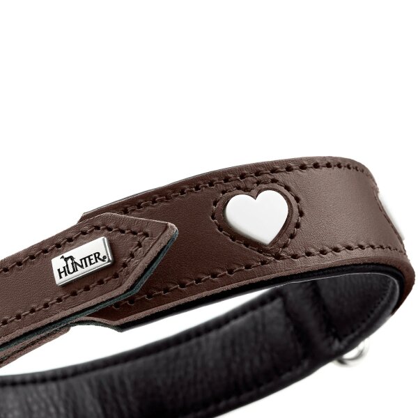 Hunter Halsband Love braun/schwarz 60/M-L