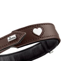Hunter Halsband Love braun/schwarz 65/L