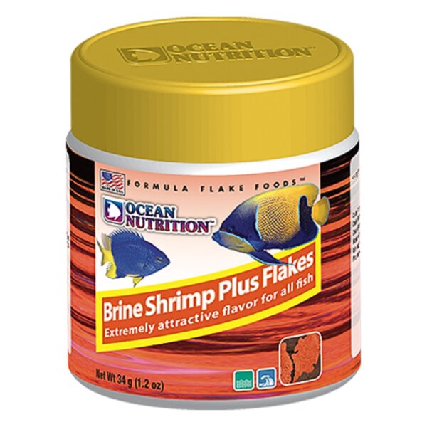 Ocean Nutrition Brine Shrimp Plus Flakes 34 g