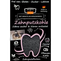 QCHEFS Zahnputzkohle Katze