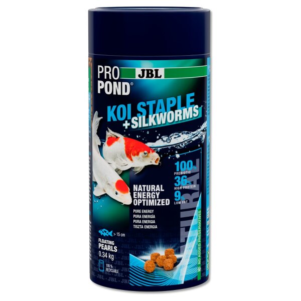 JBL ProPond Koi Staple + Silkworms